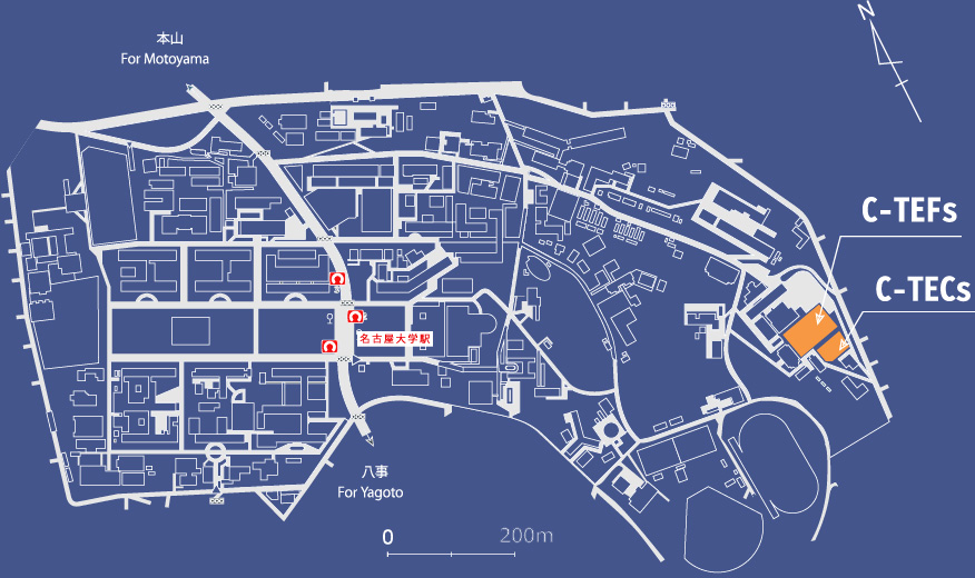名古屋大学東山キャンパスマップ